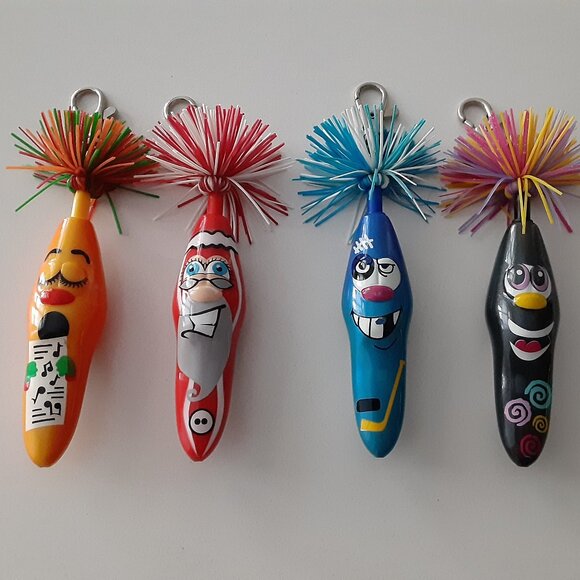 Kooky Klickers Collectible Keychain Pens set of (4) - Picture 1 of 2
